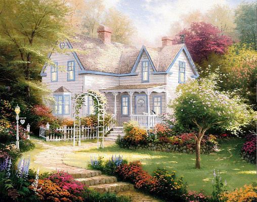 Картина Дом - там где сердце - Кинкейд Томас 