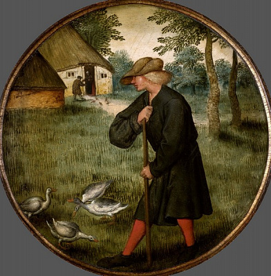 Картина Фламандські прислів'я 5 - Брейгель Пітер Молодший 