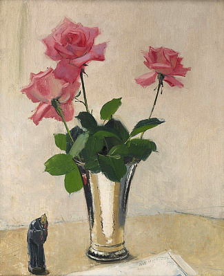 Картина Три розовые розы - Картины на кухню 