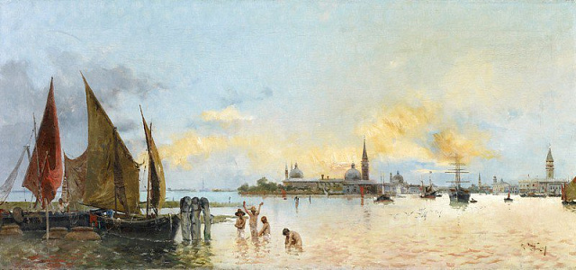 Картина Вид Венеции - Рейна Антонио Мария де 