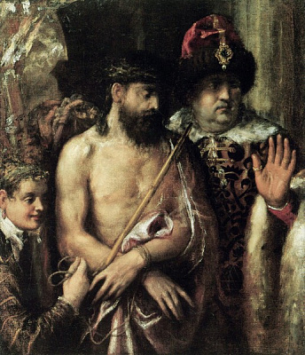 Картина Тіціан Вечелліо - Се людина (Сент-Луїс, Худ.музей) - Вечелліо Тіціан 