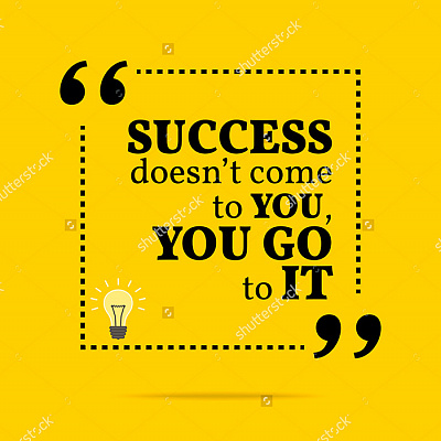 Картина "Success doesn't come" - Мотивационные постеры и плакаты 