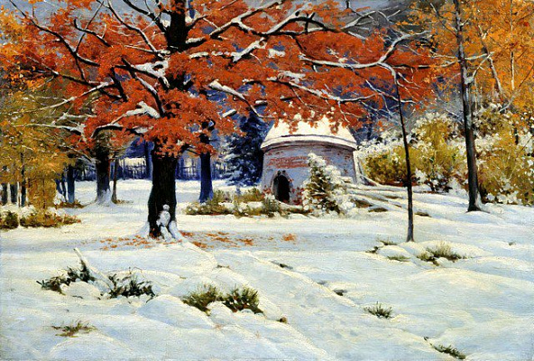 Картина Ранний снег - Крыжицкий Константин 