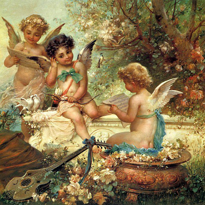 Картина Дети ангелы - Зацка Ханс 