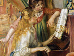 Девушки за фортепиано