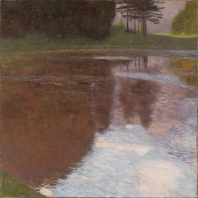 Картина Спокойный пруд - Климт Густав 