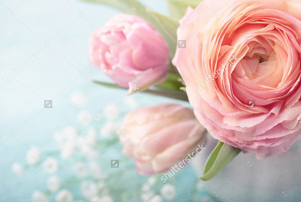 Картина Три розы - Цветы 