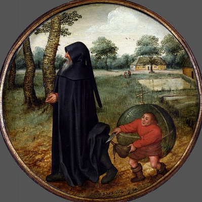 Картина Фламандські прислів'я 15 - Брейгель Пітер Молодший 