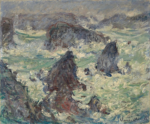 Картина Шторм у Бель-Іль - Моне Клод 