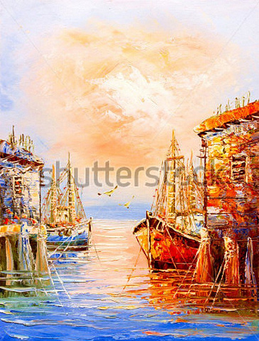 Парусники у причала