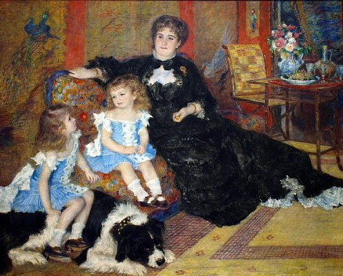 Картина Мадам Шарпентье и ее дети - Ренуар Пьер Огюст 