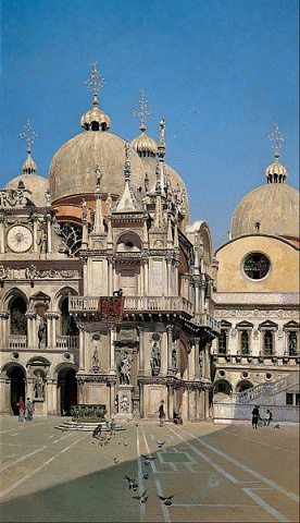 Внутренний двор Дворца Дожей в Венеции