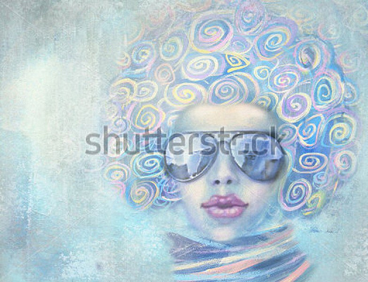 Картина Дівчина в сонячних окулярах - Верещак Анна 