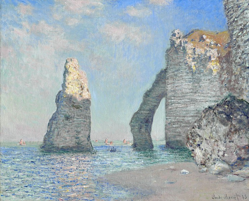 Картина Скала игла и Порт-д'Аваль - Моне Клод 