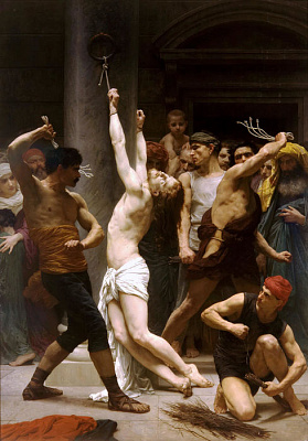Картина Бічування Христа - Бугро Вільям-Адольф 