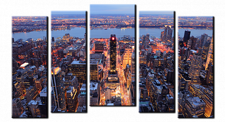 Вигляд вечірнього міста