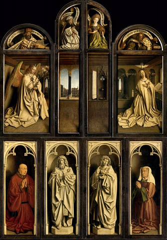 Гентский алтарь. Внешние створки